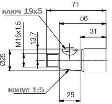 Вал J насосов серии PLAN Roquet 